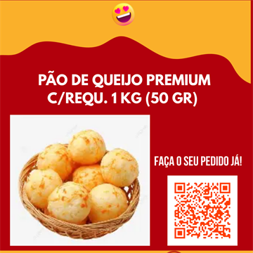 PÃO DE QUEIJO PREMIUM CREQU. 1 KG (50 GR)