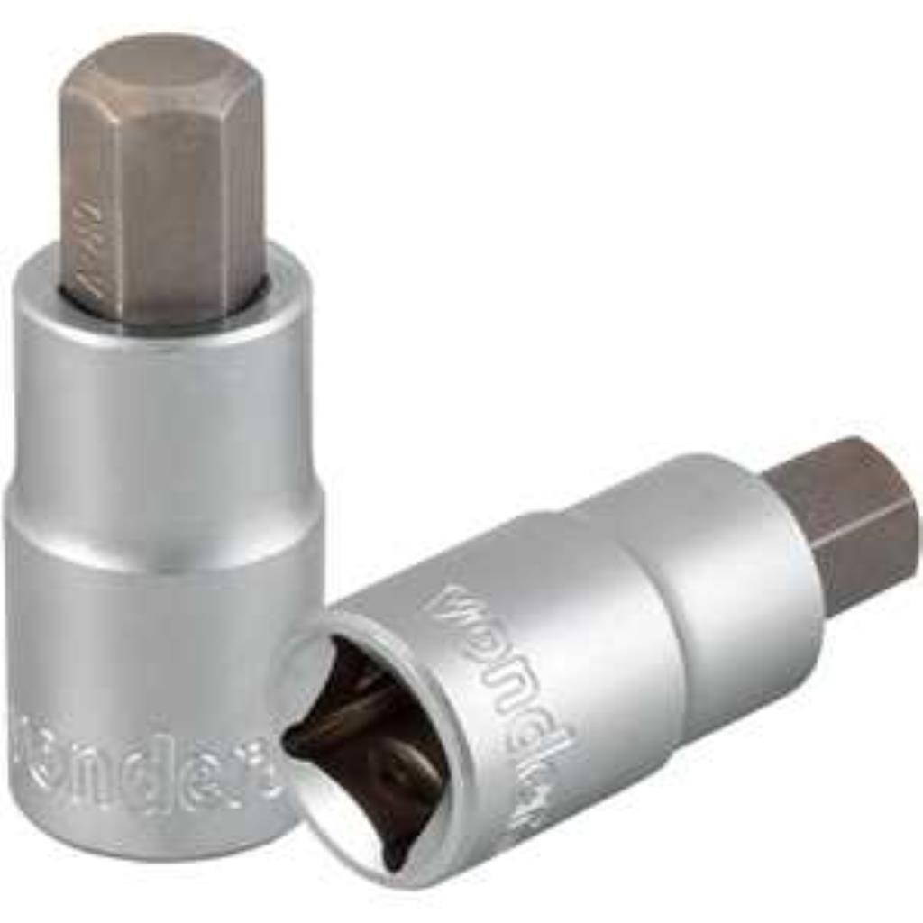 Soquete Allen 12 mm encaixe de 1/2" VONDER
