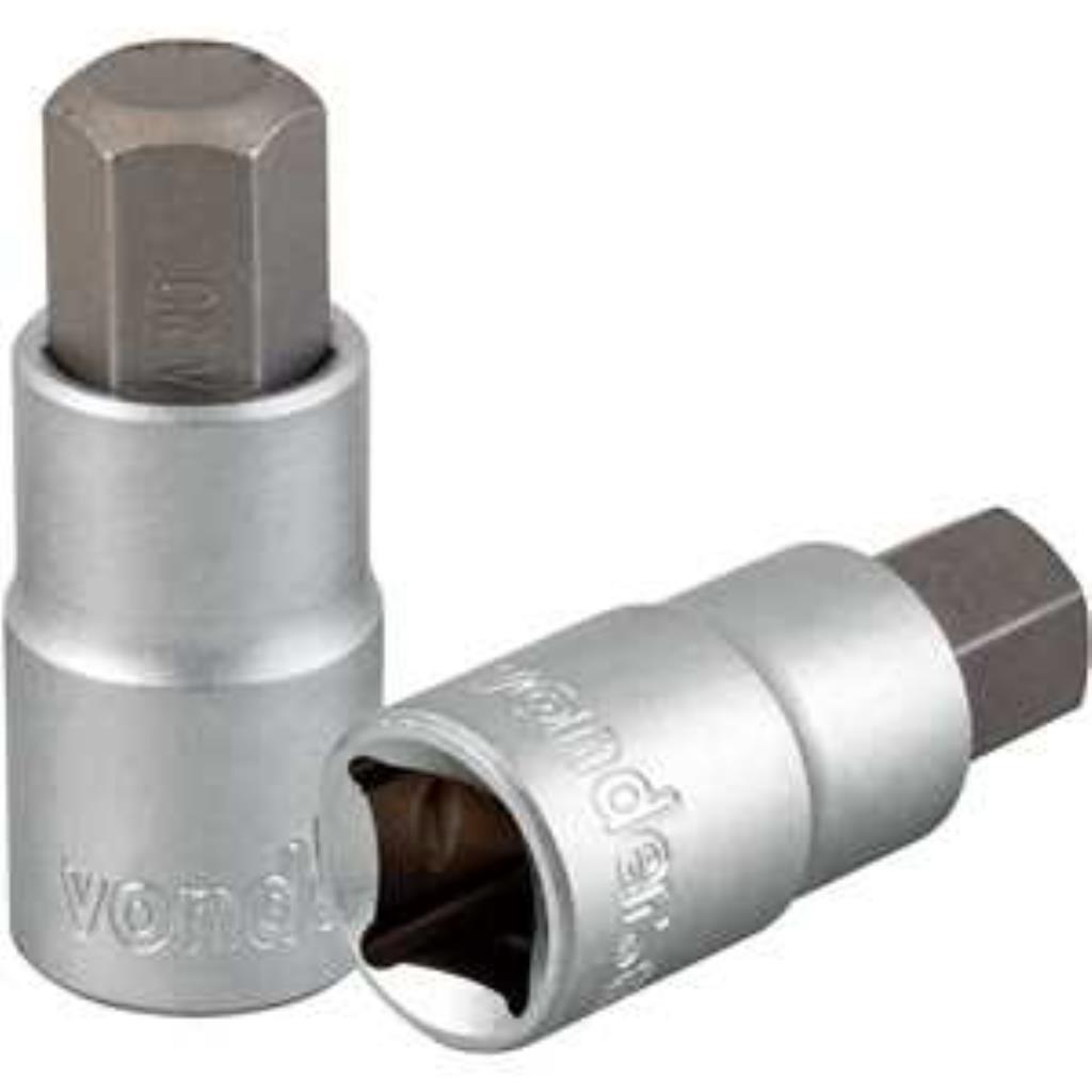 Soquete Allen 14 mm encaixe de 1/2" VONDER