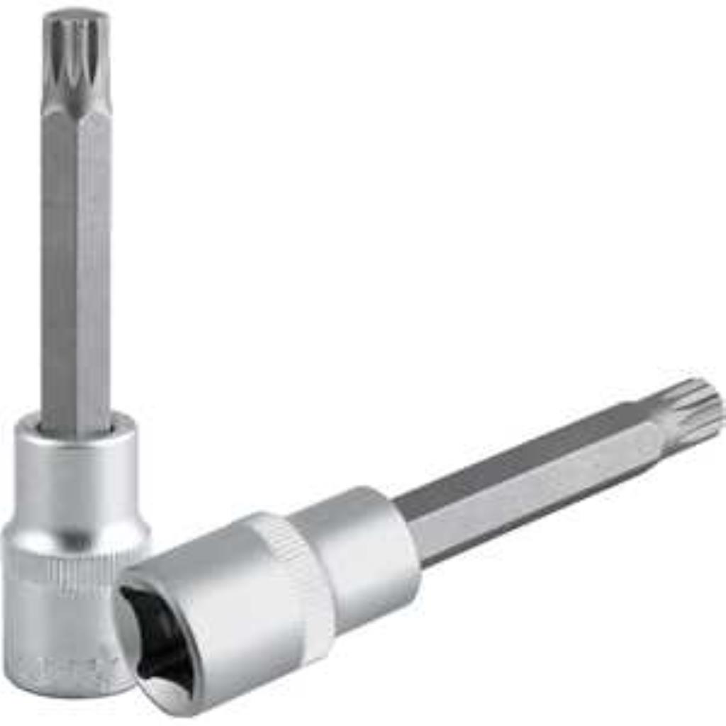 Soquete Multidentado 12 mm longo encaixe de 1/2", VONDER