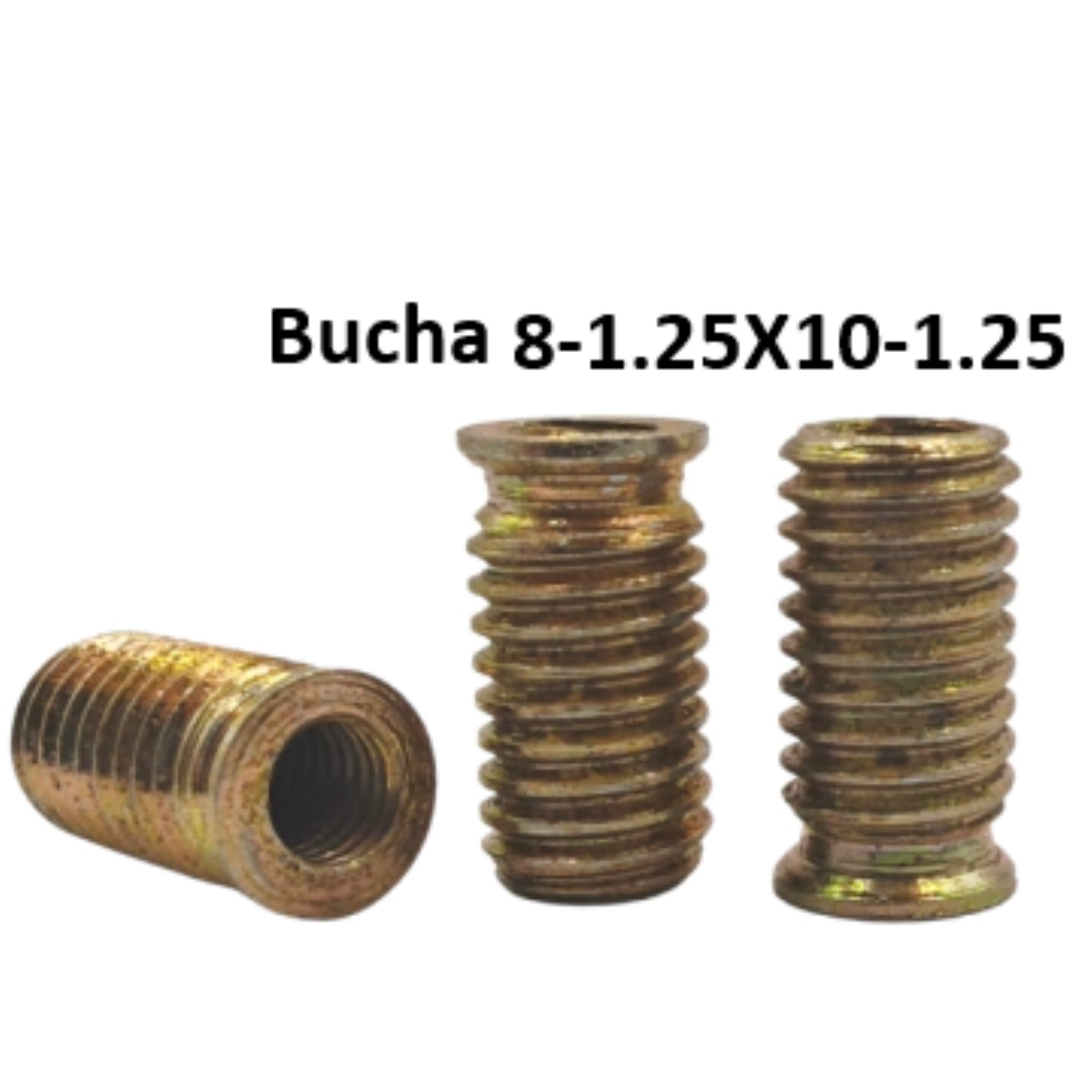 Bucha Roscada M8 (1,25) X M10 (1,25) X 15mm
