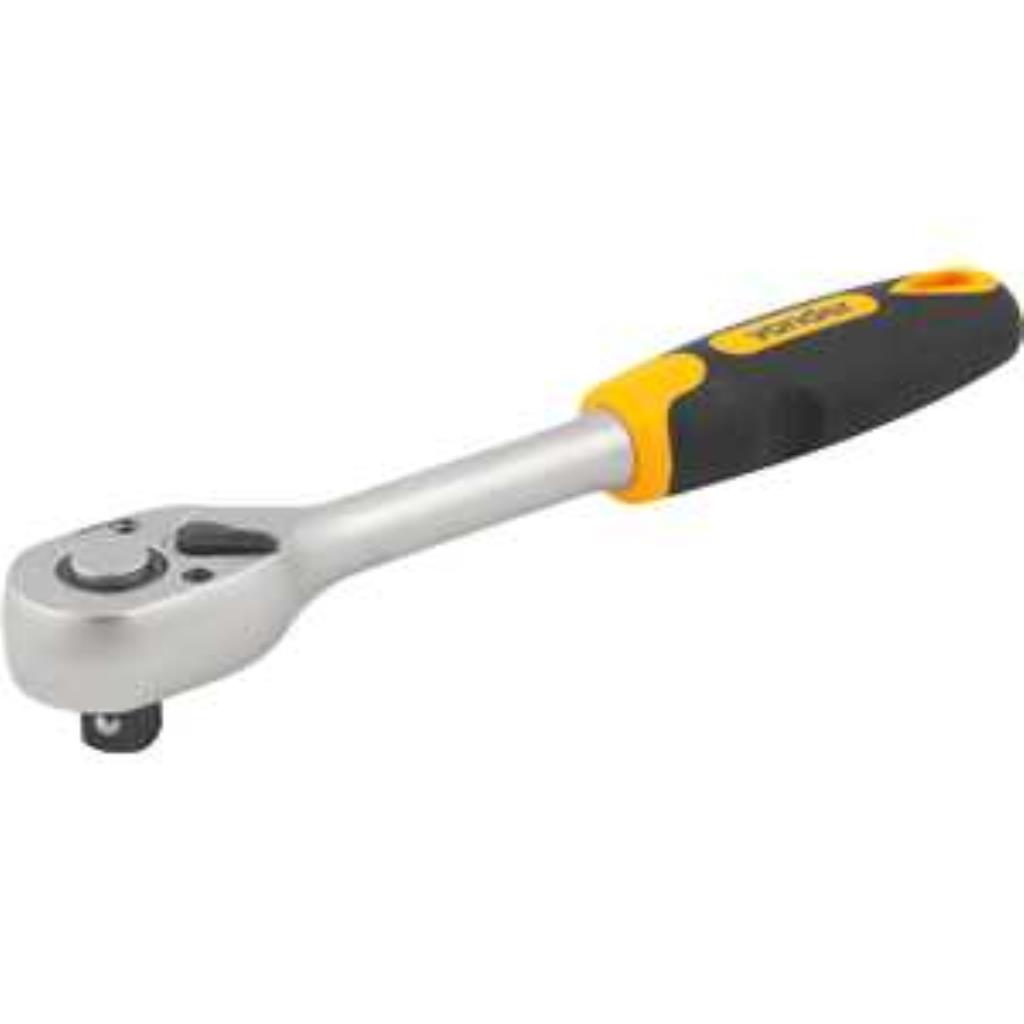 Catraca reversível para soquete, encaixe 1/2", cabo emborrachado, VONDER