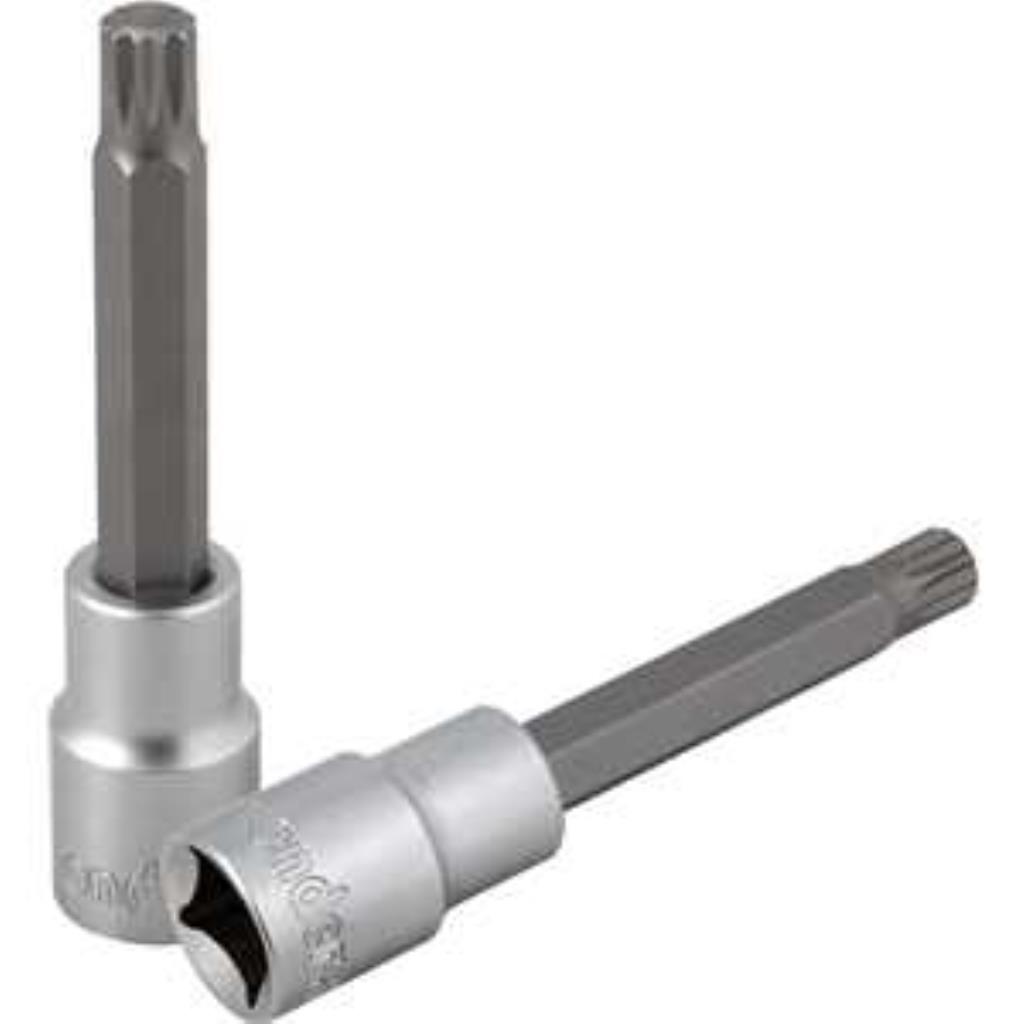 Soquete Multidentado 10 mm longo encaixe de 1/2", VONDER