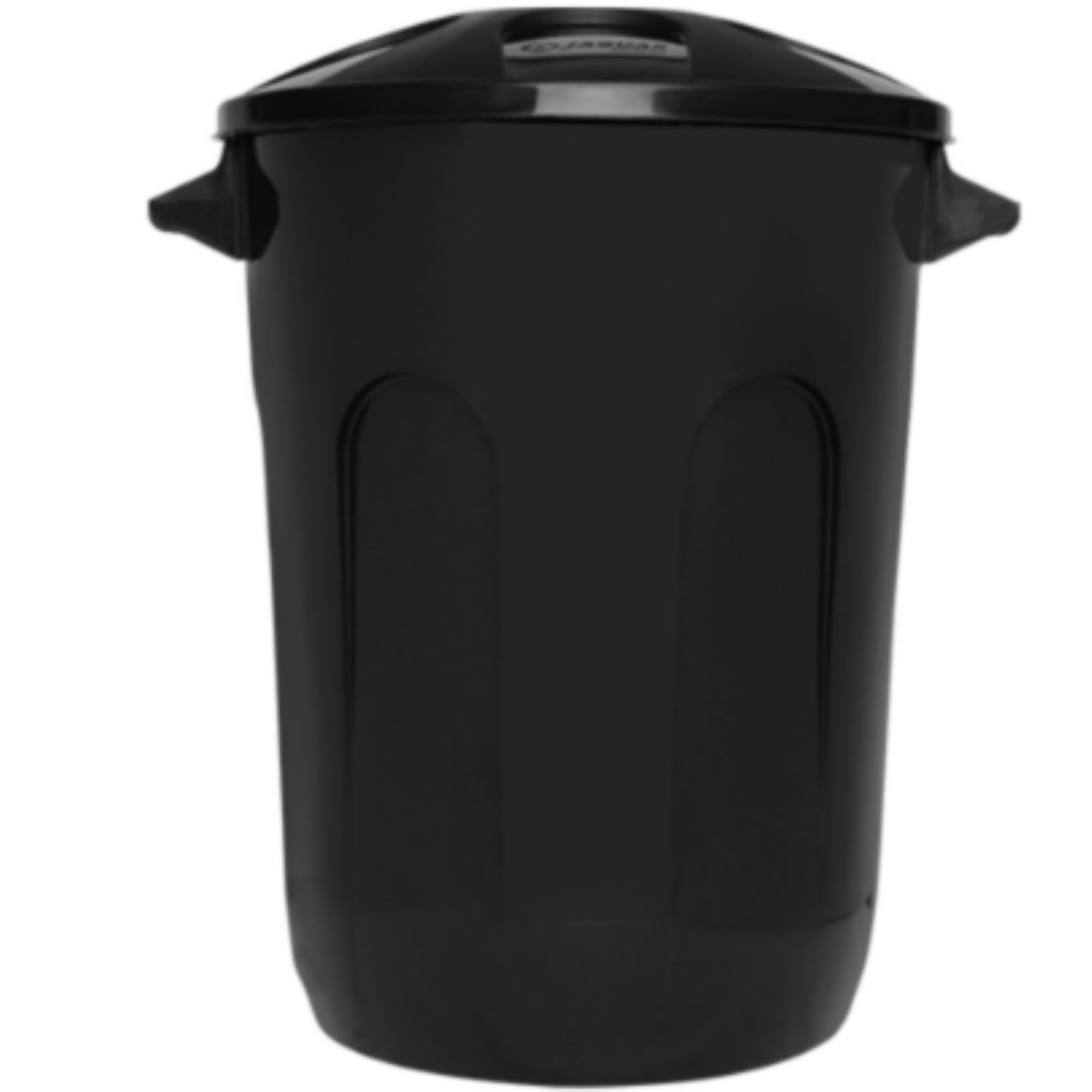 DEPOSITO PLASTICO JAGUAR 60LTS PRETO COM TAMPA