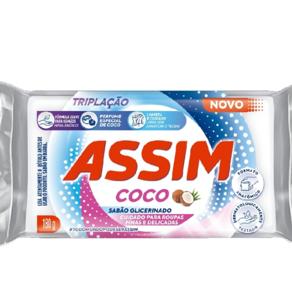 SABAO BARRA ASSIM COCO UNITARIO 180 GR