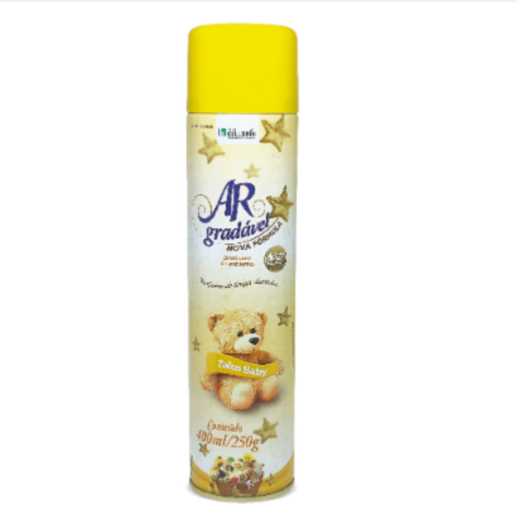 PURIFICADOR AR GRADAVEL 400ML TALCO BABY