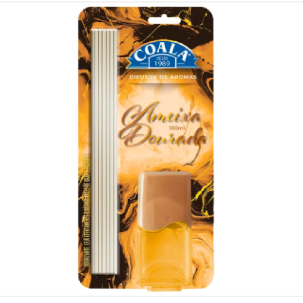 DISFUSOR AROMAS COALA  AMEIXA DOURADA 100ML