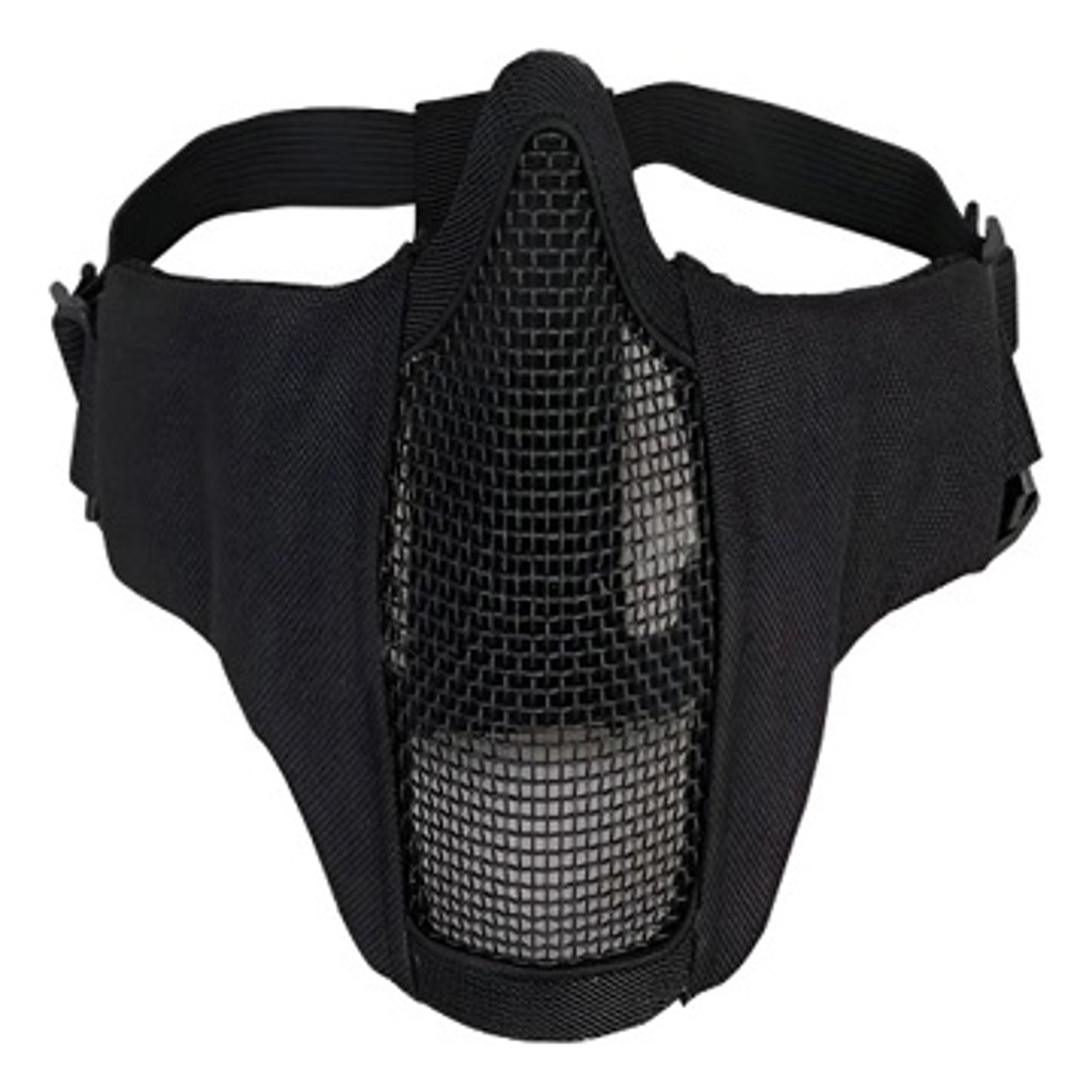 MÁSCARA TELADA MEIA FACE CONFORT - PRETO