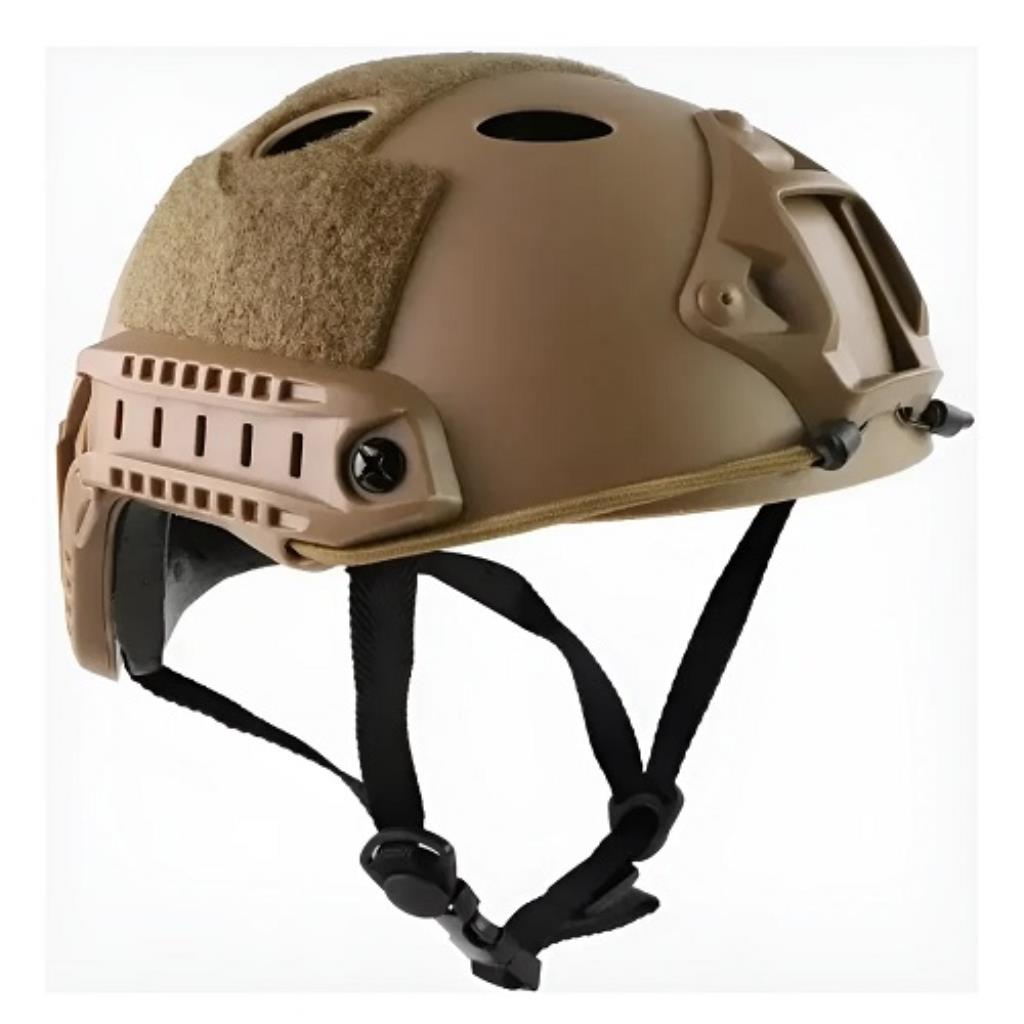 Capacete Tático Militar Airsoft/Paintball (Tan)