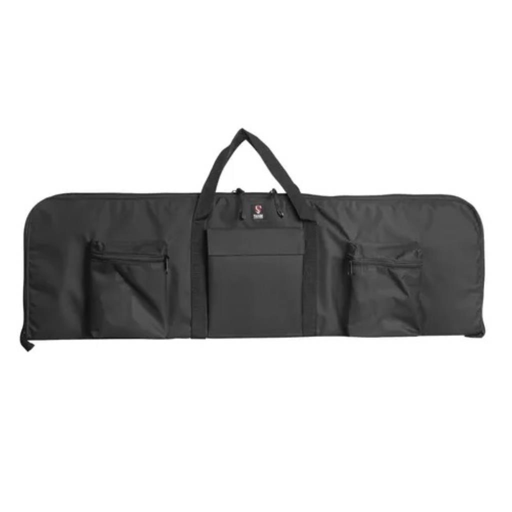 Case Maleta P/ Rifle Arma Airsoft 95cm Shark Com Bolsos