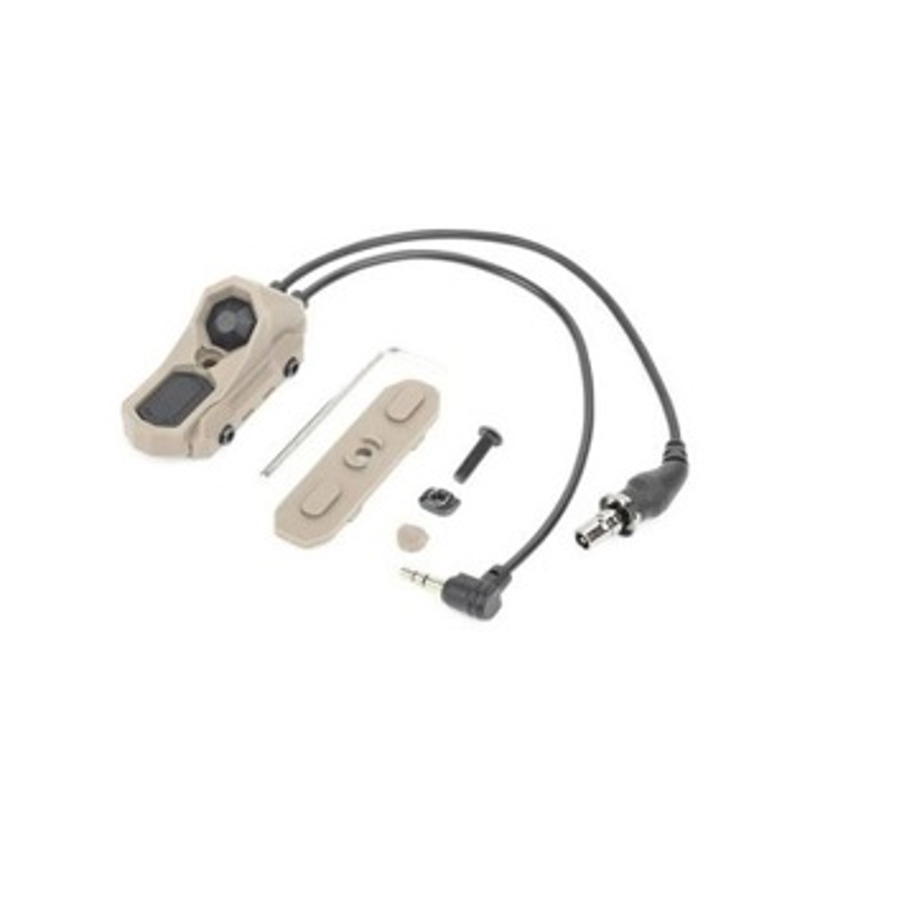Acionador Tático de Lanterna com Cabo Duplo – Plug SF e 2.5mm