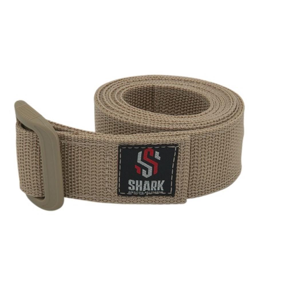 Cinto 40mm Tático Militar Fita Dupla Tan Shark
