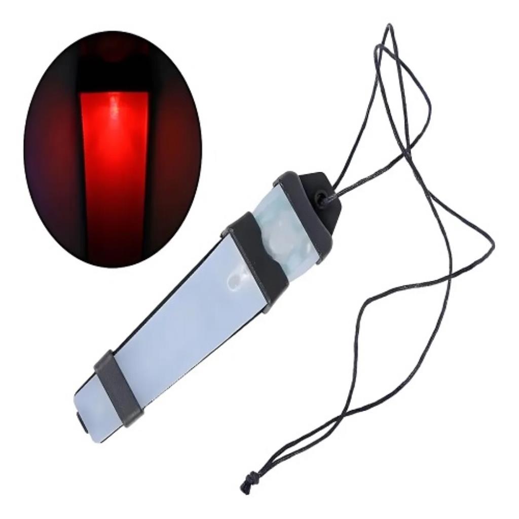 Luz Led De Sinalização Para Capacete Airsoft (Preto)