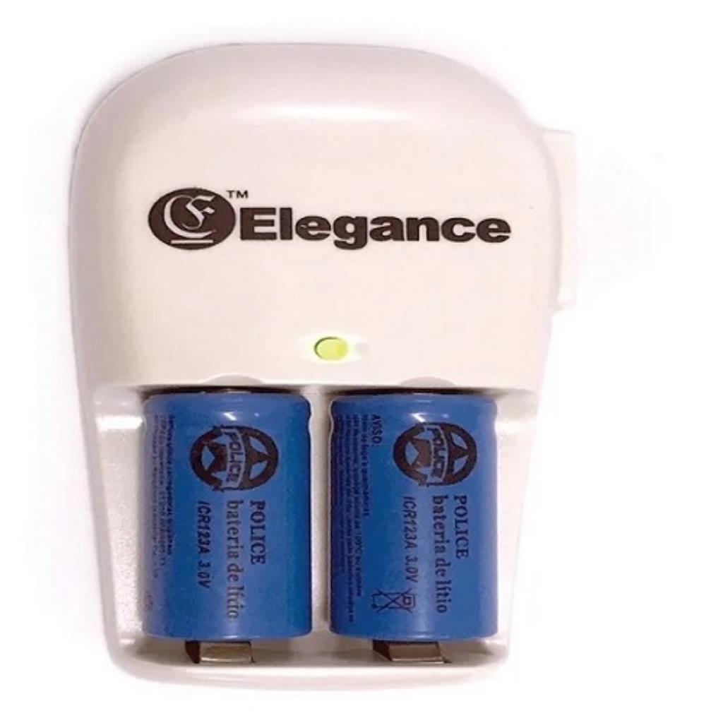 Bateria Recarregavel CR123A + Carregador