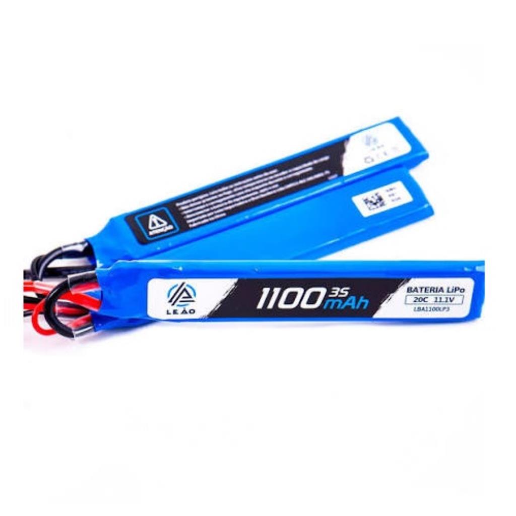 Bateria Lipo ULTRA - 11.1V/3S(3 pack) - 1100mAh - 20C/40C LEÃO