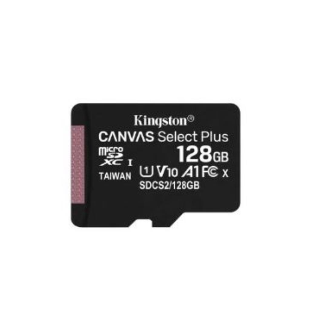 Cartão De Memória Kingston Canvas Select Plus Micro SD 128GB, Classe 10