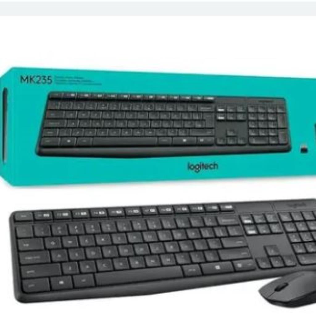 Kit LOGITECH Tecl Mouse s/Fio MK235