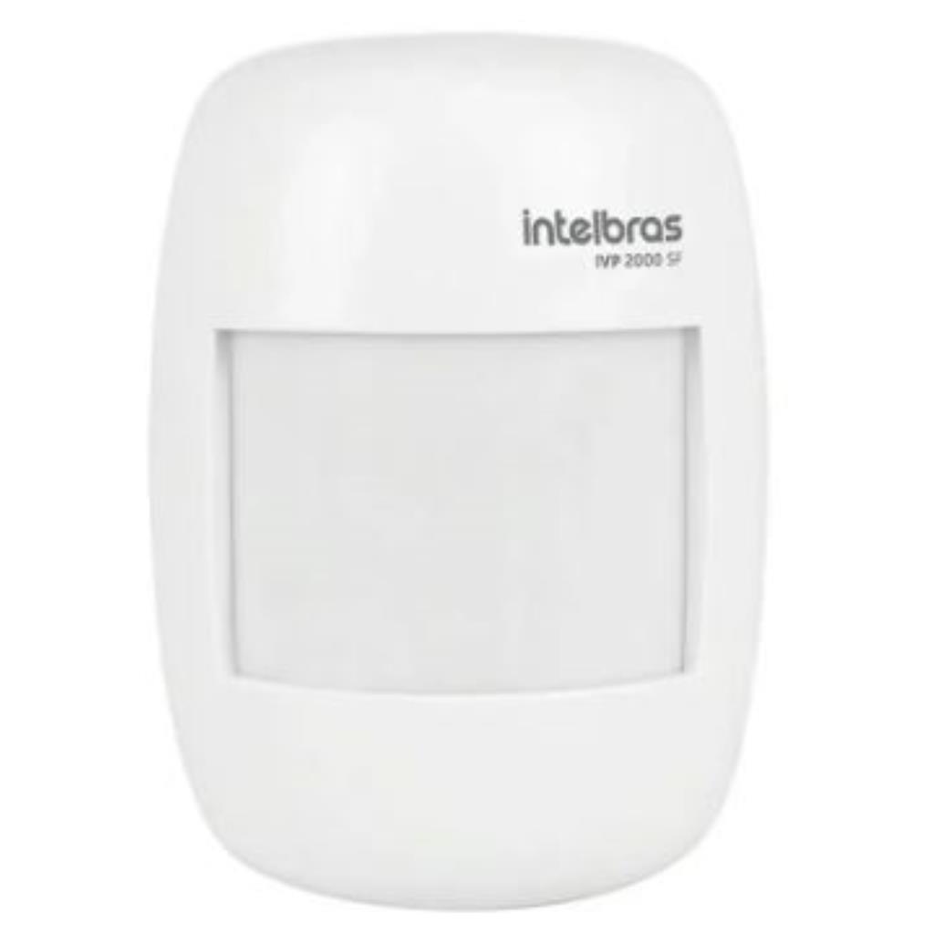 Sensor de Presença Infravermelho IVP 2000 SF Intelbras Sem Fio Alcance de 12mts