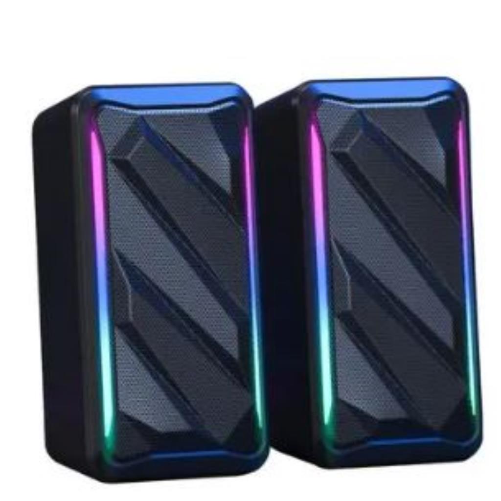 Caixa de Som Multimídia 10W RMS LED USB P2