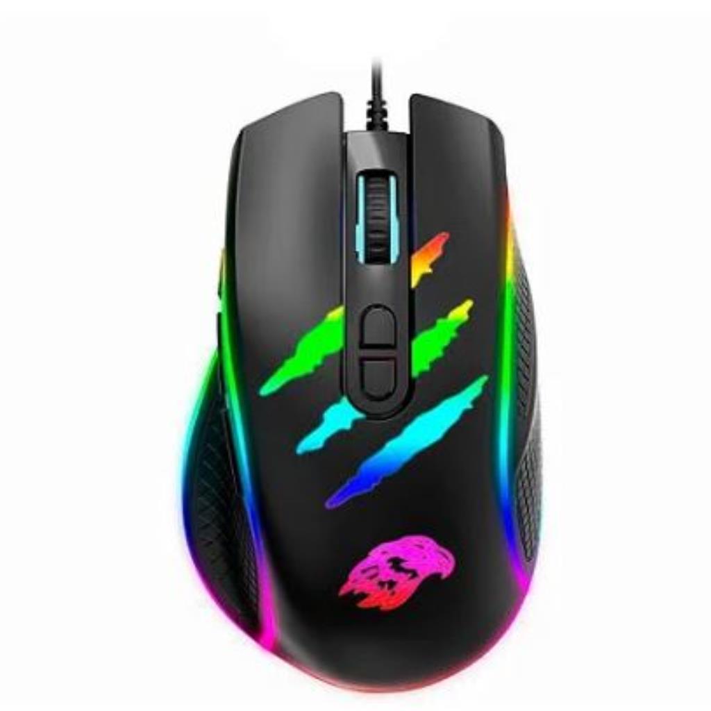 MOUSE USB GAMER RGB 7200DPI M.538 K-MEX PRETO
