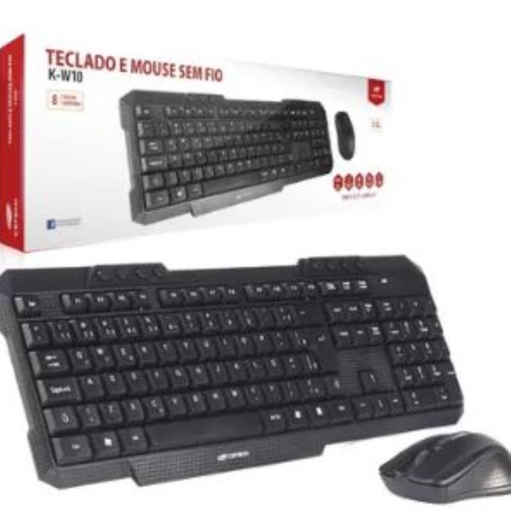 Kit C3T Tecl Mouse s/fio K W10BK