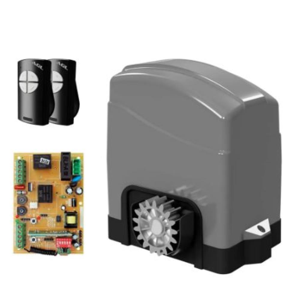 Kit Motor de Portão Eletrônico Dz WiFi + Bluetooth Agl Izzy Trino 300