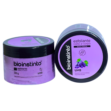 ESFOLIANTE ROSTO E CORPO UVA BIO INSTINTO 300 G