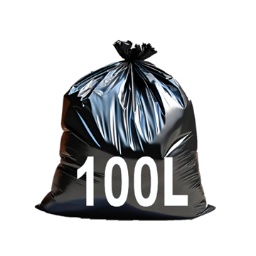 SACO DE LIXO 100 LITROS - 100 UNIDADES REFORÇADO