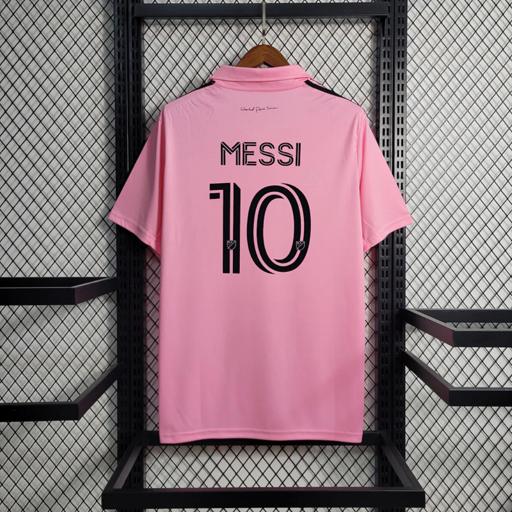 Camisa Miami I 23/24 – Torcedor Masculina - Messi 10 - TAM G