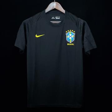 Camisa Brasil Treino Preto 20/21 – Torcedor Masculina - TAM G