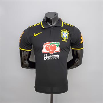 Camisa Brasil Polo Preta 21/22 – Torcedor Masculina - TAM G