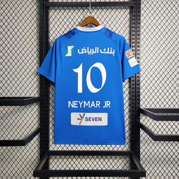 Camisa Al Hilal I 23/24 – Torcedor Masculina - Neymar Jr 10 - TAM G