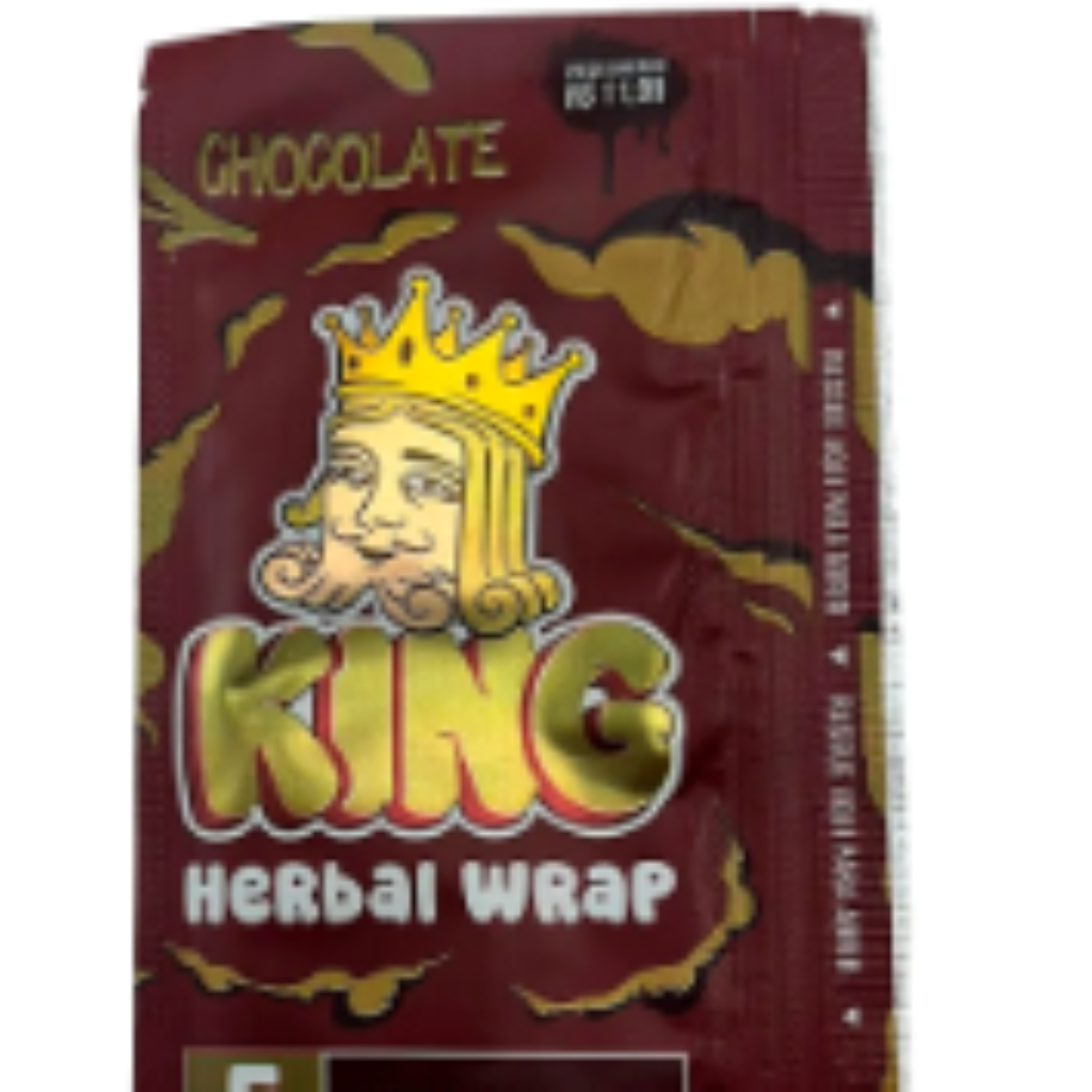 KING HERBAL WRAP CHOCOLATE ( 5 FOLHAS )