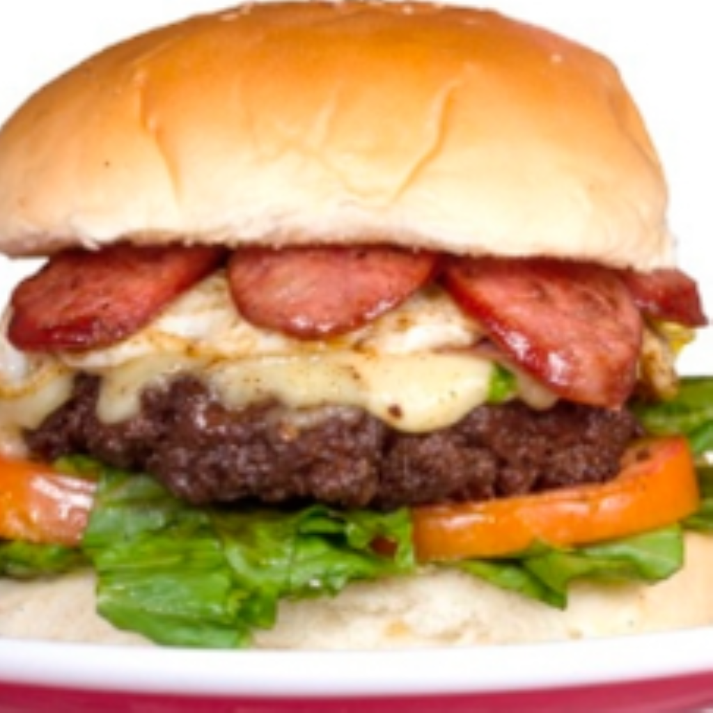 CALABRESA BURGER 🍔 ( Pão, Carne, Calabresa, Tomate e Alface )
