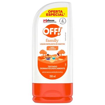 REPELENTE OFF FAMILY LOÇÃO 200 ML