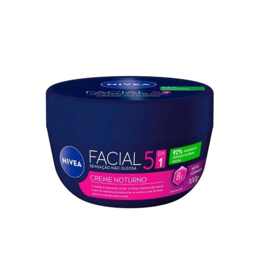 CREME HIDRATANTE FACIAL NIVEA NOTURNO 100 GRAMAS