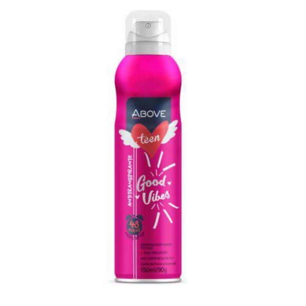 DESODORANTE ANTITRANSPIRANTE AEROSSOL ABOVE TEEN GOOD VIBES 150 ML
