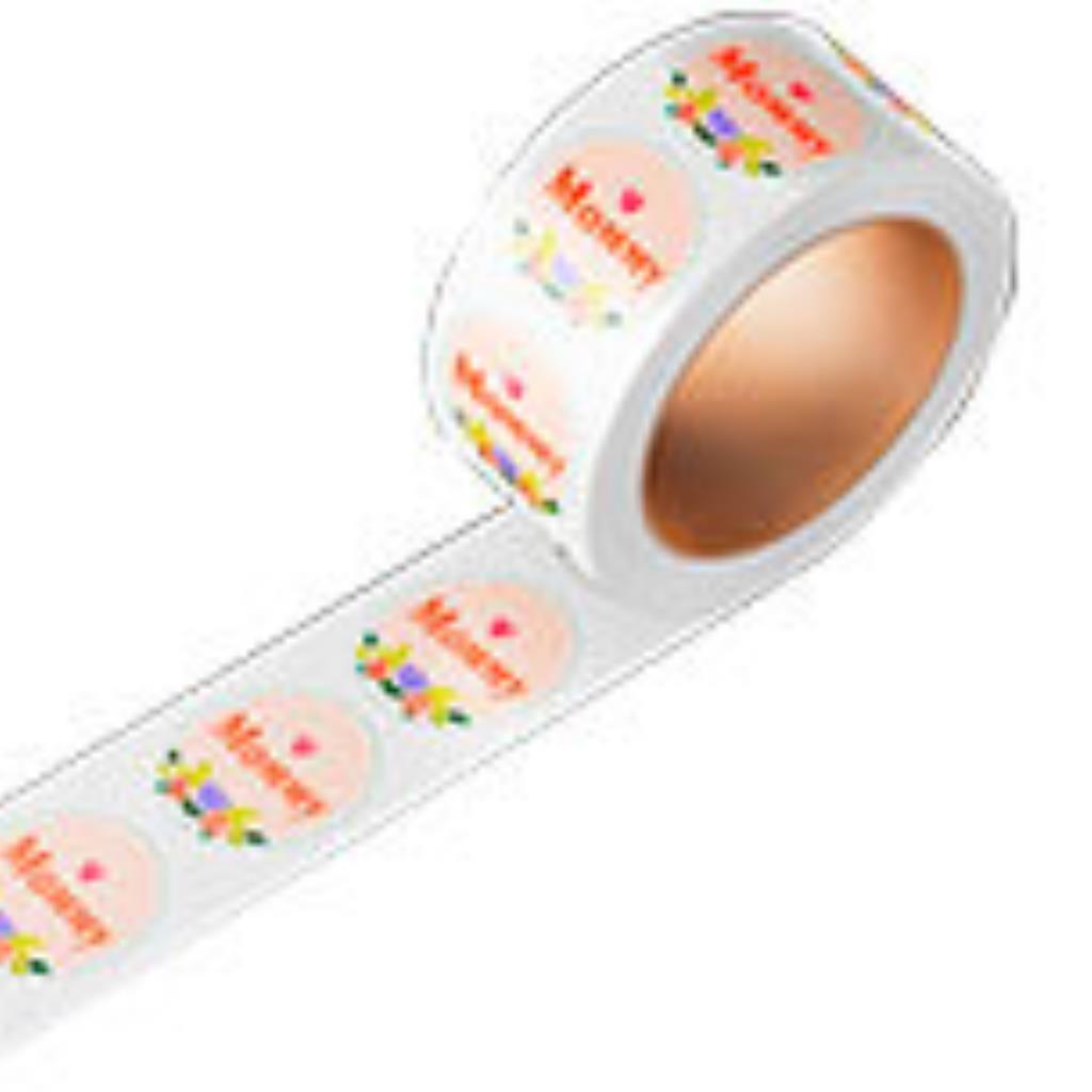 Rótulo Bobina Executiva Bopp Transparente - 7x7cm