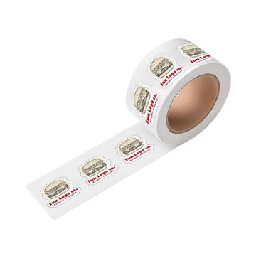 Rótulo Bobina Executiva Bopp Branco - 8x8cm