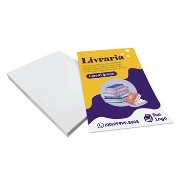 Panfletos Essencial Couchê 90g Sem Verniz 4x0 100x140mm