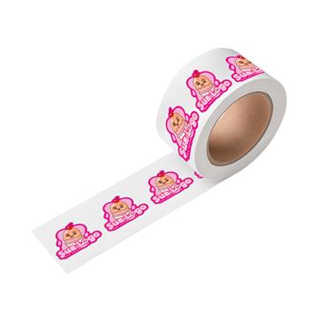 Rótulo Bobina Essencial Couchê Acrilica - 4x4cm