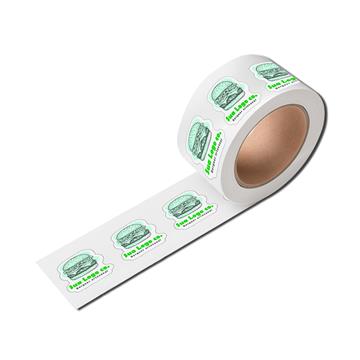 Rótulo Bobina Executiva Bopp Branco - 5x5cm