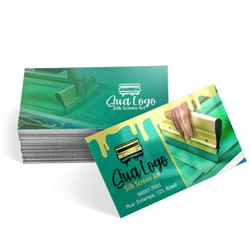 Cartões De Visita Executivo Couchê 300g Verniz Uv Total Frente