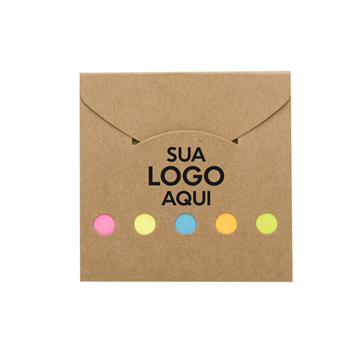 Mini Bloco Ecológico Personalizado com Autoadesivos