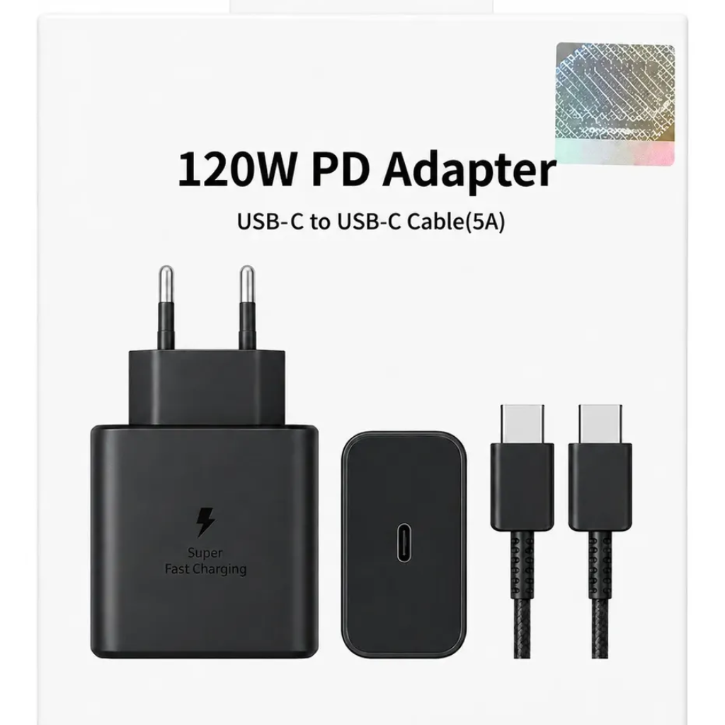 CARREGADOR SAMSUNG 120W TURBO