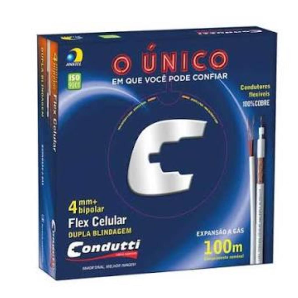 Cabo Coaxial 4MM 2x26 awg