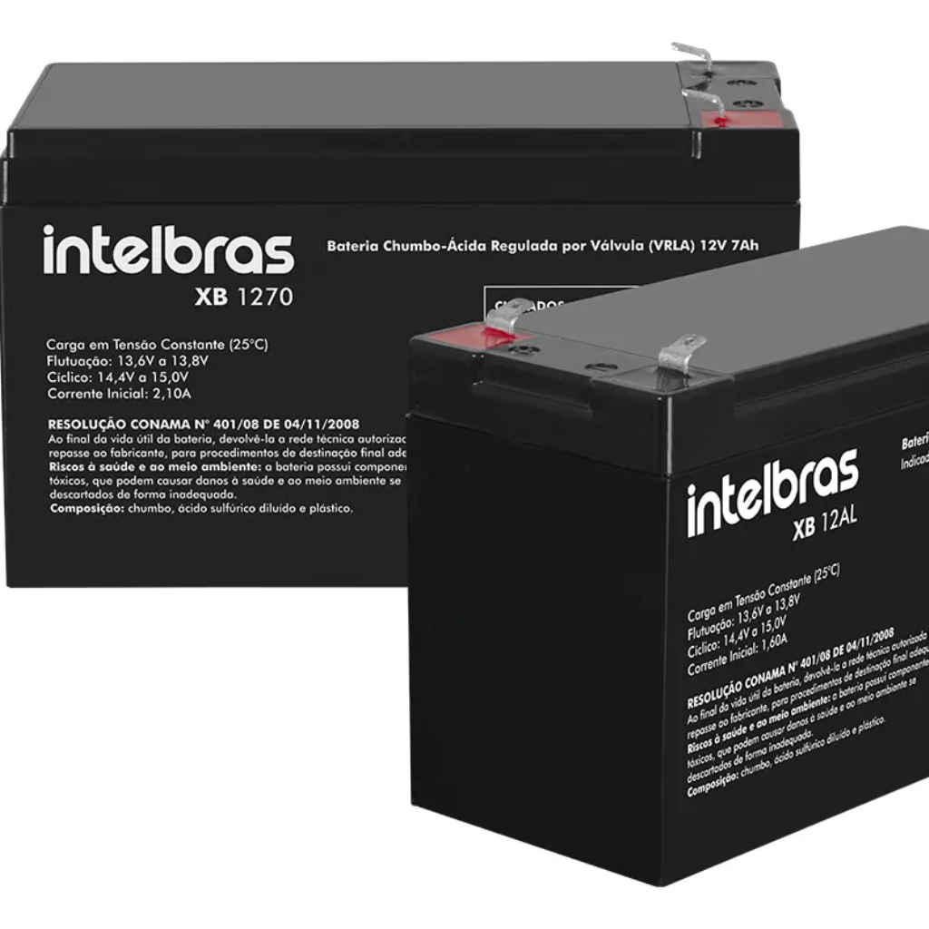 Bateria Intelbras Xb 1270 12v 7ah Vrla Nobreak Selada