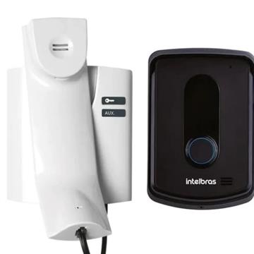 Porteiro residencial IPR 8010 preto/ branco Intelbras