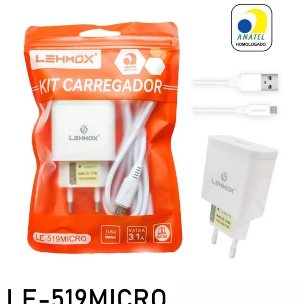 CARREGADOR V8 LEHMOX SAQUINHO