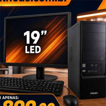 Computador i3 / 120Gb / 4Gb / Monitor 19"